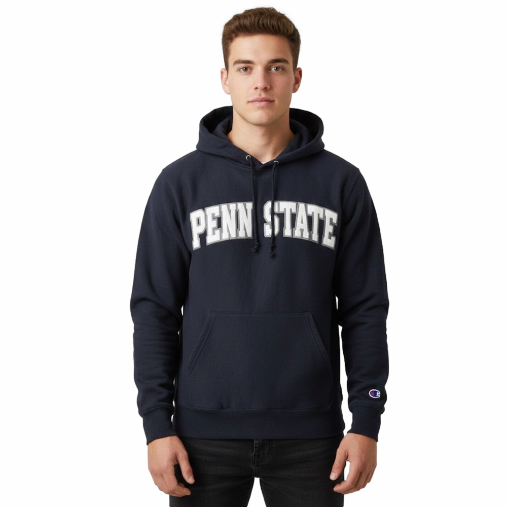 Champion Men's Black Penn State Sweater